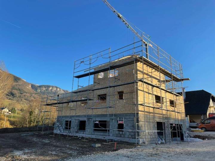 Ossature bois maison individuelle Rumilly